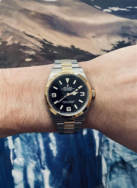 new rolex explorer 2016 price|Rolex explorer two tone price.